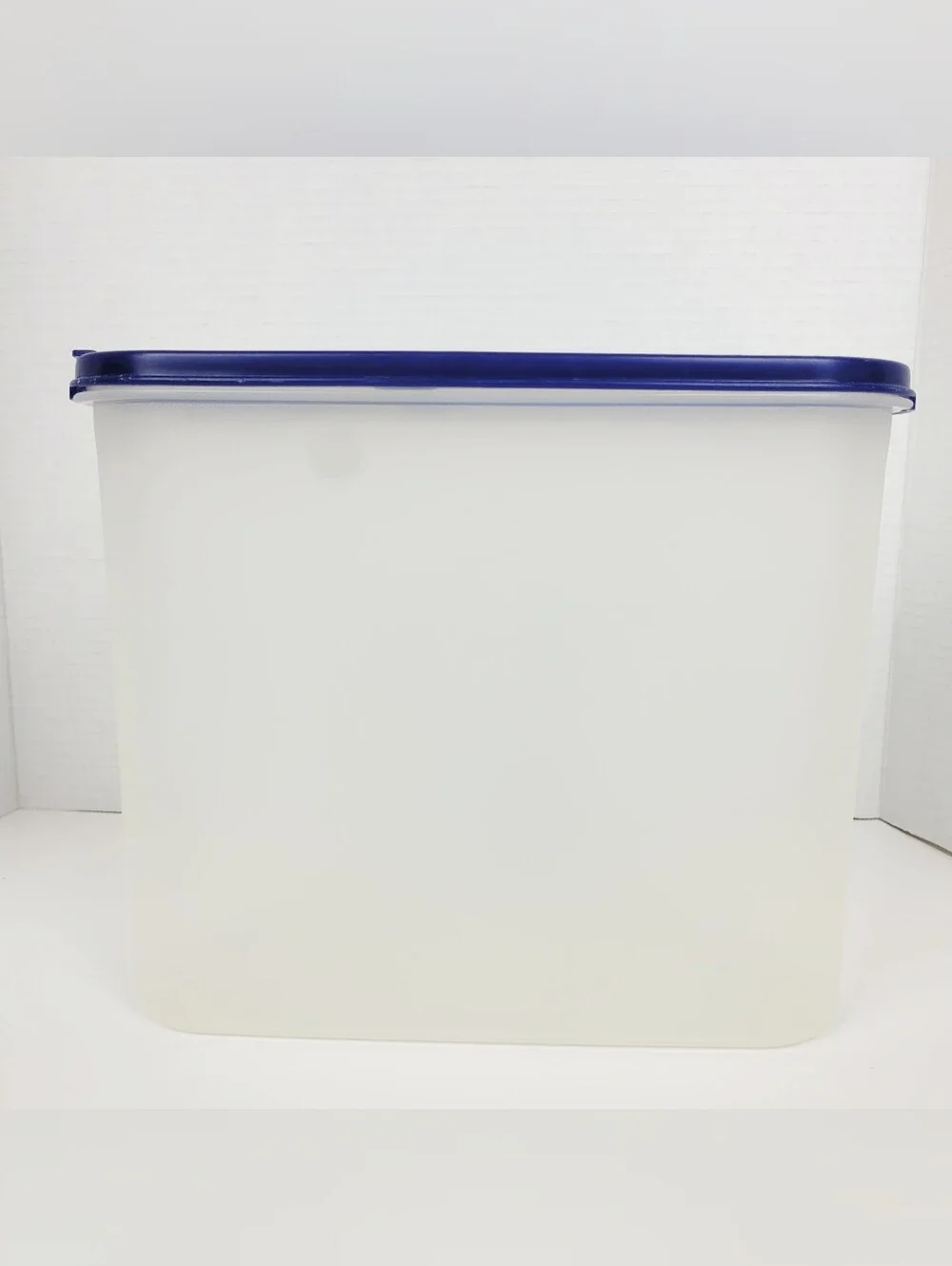 Vtg 90s~Tupperware 2239E~2351C~Modular Mates w/Blue Lids~Dry Food Pantry Keeper
